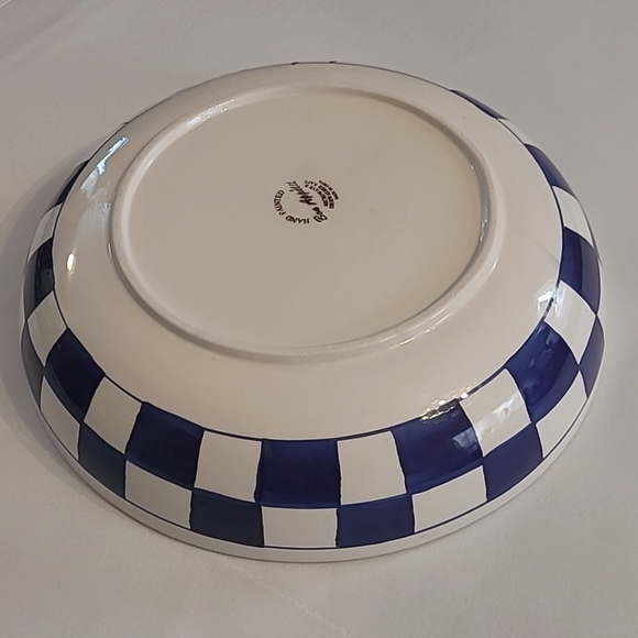 Rare Vintage Bon Appétit Large Pasta/Salad Serving Bowl, Vegetable Motif - Picture 11 of 13